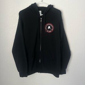 Alaska Hoodie Women’s M Black Full Zip Hooded Sweatshirt